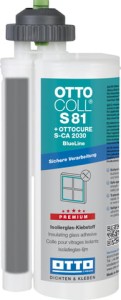 OTTOCOLL® S 81 Silikon 2-składnikowy Premium do klejonego okna 490 ml
