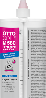 OTTOCOLL® M 580 Klej hybrydowy 2-składnikowy o ekstremalnej szybkości utwardzania